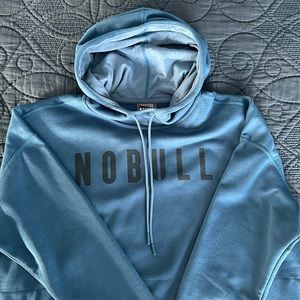 Men’s NOBULL Hoodie Sweatshirt, blue Size Large